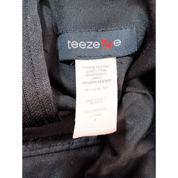 VINTAGE Y2K Dress Babydoll Pleated Satin Tie Belt Cocktail Party‎ Size 9 Medium - Picture 4 of 9